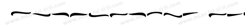 Balmersmith swash字体转换